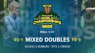 2023 PDGA Pro Worlds | MIXED DOUBLES | R1F9 Feature | Velediaz - Heimburg | Tätte - Semerád