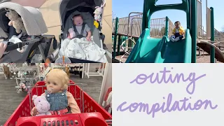 Outing Compilation! Reborn Toddler and Silicone Baby Outings! | Kelli Maple