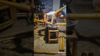 Bending cured Bamboo