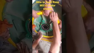 How to fixed KONE MX10 sheave #koneelevator #sukojielevator #shorts #lift