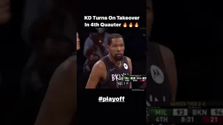 KD Turns On Takeover To Bring Brooklyn Back in 4th Quarter CLUTCHMODE 🥶