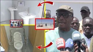 Mairie de Dakar: Visite de chantiers des toilettes publiques par le Maire Barthélémy Diaz