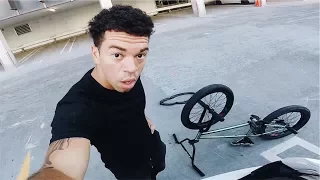 MY BMX TIRE EXPLODED IN MY FACE