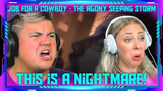 Millennials react to Job For A Cowboy - The Agony Seeping Storm | THE WOLF HUNTERZ Jon and Dolly