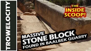 MASSIVE STONE BLOCK Found in Baalbek Quarry | Margarete van Ess interview