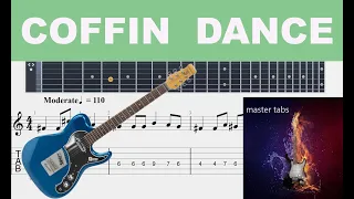 COFFIN DANCE|#astronomia#|Guitar Tab| #Mastertabs#BestFreeYoutubeMusic#FREE GUITAR TABS