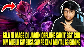 SOLO RANK MENGGUNAKAN MAGE TERLINCAH! SUSAH DI KILL! DAMAGE SEGEDE GABAN! AUTO WIN!!!