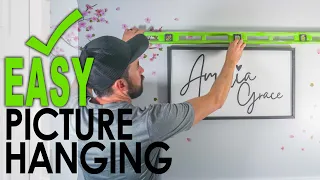 How to Perfectly Hang Pictures on a Wall