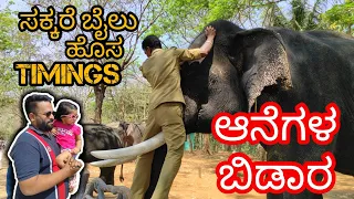 ಸಕ್ಕರೆ ಬೈಲು elephant camp shimoga || sakkare bailu timings changed 😍😍😍 || shimoga tourist places