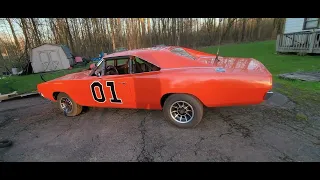 General Lee jump car built with Auto Metal Direct panels.