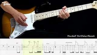 Pink Floyd - Comfortably Numb Guitar Solo Lesson(Slow Tempo)