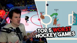 PLAYING THE WORST HOCKEY GAMES EVER CREATED...