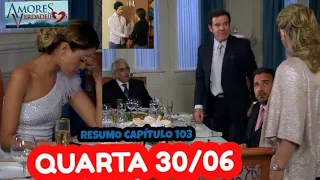 AMORES VERDADEIROS - Quarta-feira 30/06/21  resumo capítulo de hoje telenovela mexicana do sbt