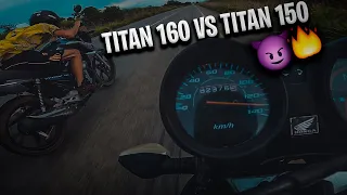 TITAN 160 VS TITAN 150 CARBURADA (ORIGINAL)