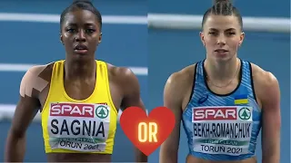 Maryna Bekh-Romanchuk Or Khaddi Sagnia ❓🔥😍I Long Jump Torun 2021