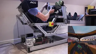 DIY 2 DOF F1 motion simulator | A lap of Sochi