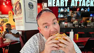Heart attack grill las Vegas spankings for not finishing.