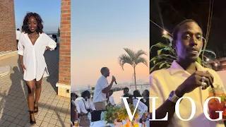 A DAY IN KAMPALA VLOG | Shopping & Lunch in Kampala, All White Rooftop Karaoke Party Fit for a King!