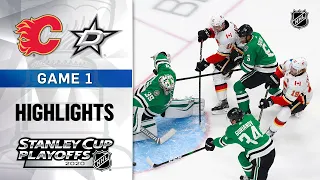 NHL Highlights | First Round, Gm1: Flames @ Stars - Aug. 11, 2020