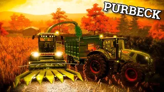 SILAGING BEFORE THE RAIN ARRIVES | PURBECK FARMING SIMULATOR 22 - Episode 11