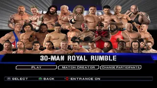 WWE SmackDown vs. Raw 2011 [PS2] - 30-Man Royal Rumble Match
