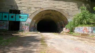 Driving Abandoned Pennsylvania Turnpike Tunnels Scary Scenery