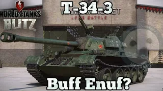 WoT Blitz: T-34-3, buff enuf?