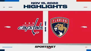 NHL Highlights | Capitals vs. Panthers - November 15, 2022