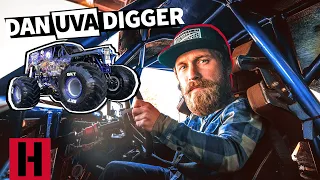 Dan-Uva Digger!! Monster Truck Strap Down.