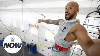 Ricochet and Kacy Catanzaro fly at Trapeze School in New York City: WWE Now