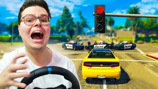 JOGANDO GTA 5 SEM QUEBRAR NENHUMA LEI COM VOLANTE