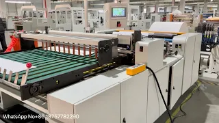 30gsm coating Hamburger/Sandwich Wrapper Kraft Paper Roll to sheet cutting Machine