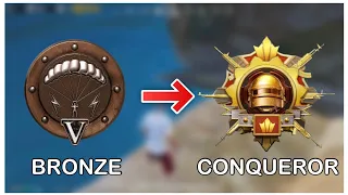 New🔥Tips And Trick 100% Bronze to Conqueror⚡TRICK To PUSH CONQUEROR in BGMI/PUBGM😱