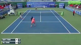 Luckiest point ever in tennis