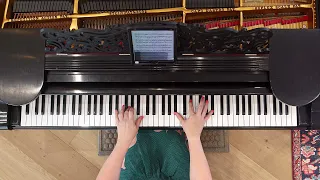 Bach Italian Concerto (Marnie Laird, piano) - OVERHEAD VERSION