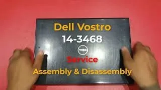 Dell Vostro 14-3468 Laptop Service | Fan cleaning | HDD Replace | Assembly and Disassembly.