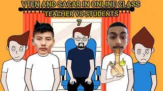 VTEN AND SACAR IN ONLINE CLASS || TEACHER VS STUDENTS-EPISODE 7 || STEP PRAK