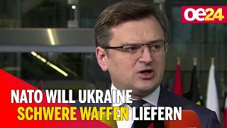 NATO will Ukraine schwere Waffen liefern