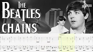 The Beatles - Chains (Bass + Drum Tabs) By Paul McCartney & Ringo Starr