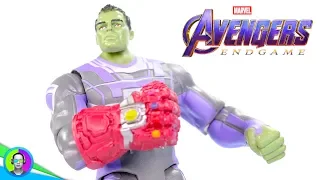 "HULK with NANO INFINITY GAUNTLET" Avengers Endgame Figure Review | Hasbro Basic