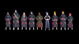 gangnam style [NRUTO MMD] AKATSUKI*ITACHI*DEIDARA*SASORI*KISAME*TOBI*HIDAN*KAKUZU*KONAN*PAIN