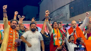 Amit Shah Speech at Lal Darwaza , Old City | BJP Madhavi Latha with Amit Shah Road show in Hyderabad