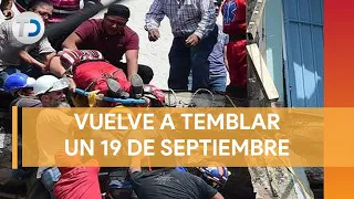 México tiembla el mismo día de los sismos de los años 1985 y 2017