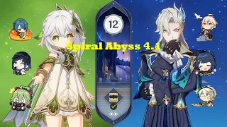 Nahida Hyper Bloom & Neuvillette International | Spiral Abyss 4.1 Floor 12 9 Stars | Genshin Impact