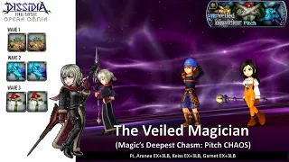 DFFOO GL (The Veiled Magician Magic Deepest Chasm: Pitch CHAOS) Aranea, Keiss, Garnet
