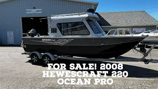 (SOLD)2008 Hewescraft 220 Ocean Pro with Suzuki 150 and 9.9