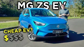 This is the CHEAPEST Electric Car you can buy! | 2023 MG ZS EV Review 4K
