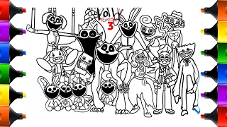 Poppy Playtime Chapter 3 Coloring Pages / How to Color New Bosses and Monsters from Poppy Playtime 3