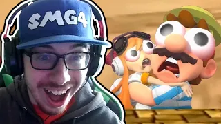 Mario Reacts To Nintendo Memes 11 ft. Meggy Reaction! | DON'T SINK!!! | SMG001