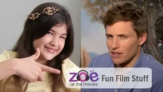 Eddie Redmayne on Primal Qualities & Football for "Zoe at the Movies"